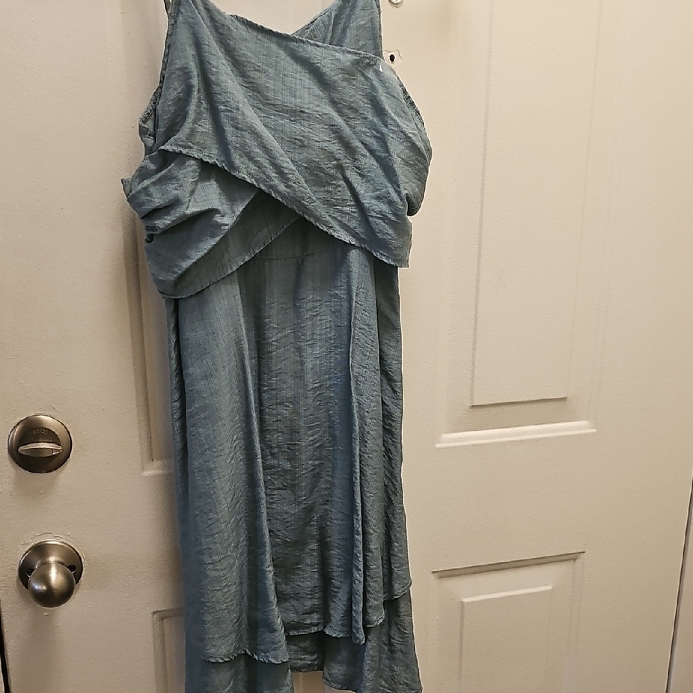 Cupshe Asymmetrical Blue Dress